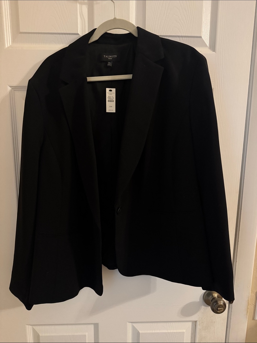 Talbots Black Women's Tailored Blazer